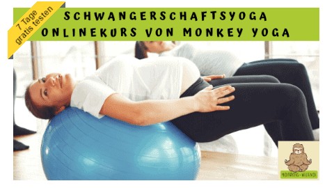 Schwangerschaftsyoga Onlinekurs von Monkey Yoga