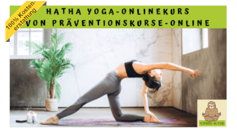 Hatha Yoga Onlinekurs von Präventionskurse-Online