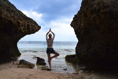 Kleine Yoga Bolster für Reisen - Yoga Unterwegs