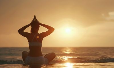 Yoga am Strand