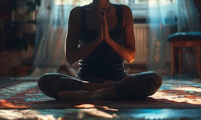 Meditationsposen Fersensitz aufrecht meditieren