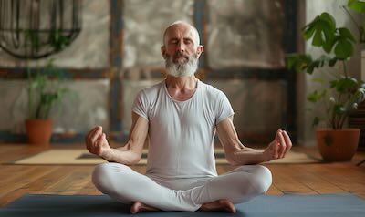 Meditationsposen Lotussitz traditionelle Meditation