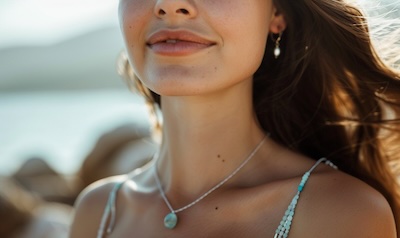 aquamarin schmuck tragen wer spirituell heilstein