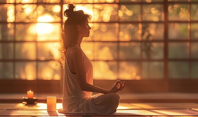 spirituelle morgenroutine meditation zuhause